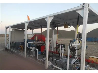 Насосная станция закачки CO2 Yalong