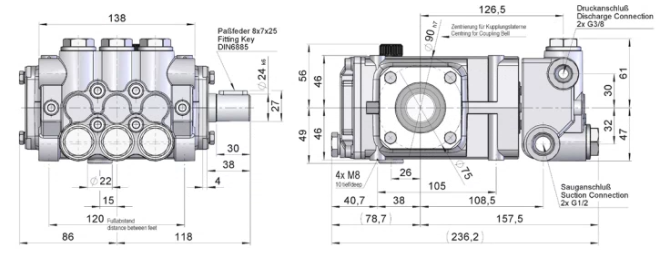 Плунжерный насос Speck NP16/13-280