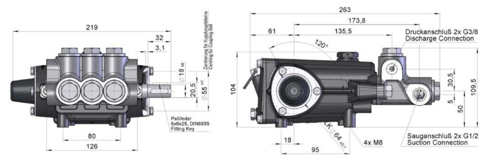 Плунжерный насос Speck P11/5-200