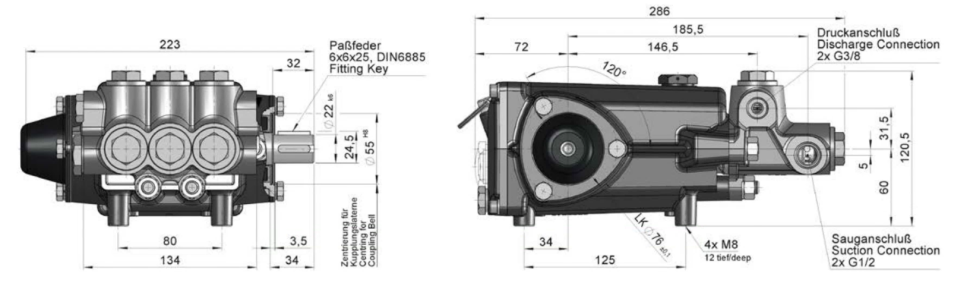 Плунжерный насос Speck P20/23-130 RED