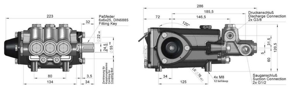 Плунжерный насос Speck P21/18-130 S