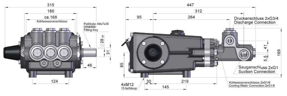 Плунжерный насос Speck P41/70-110 DK
