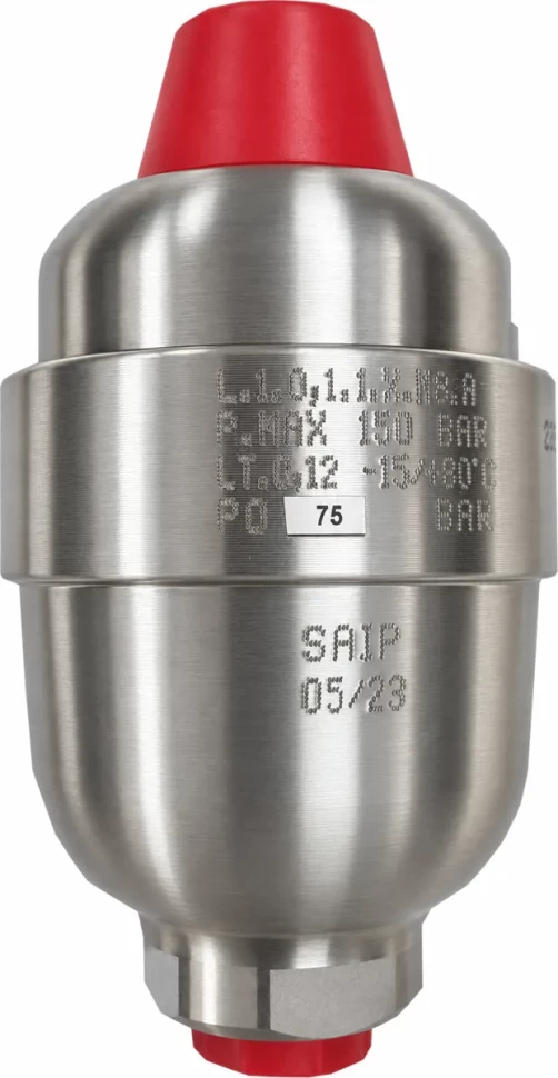 Демпфер пульсаций SAIP L 0,1/150 (нержавеющая сталь)
