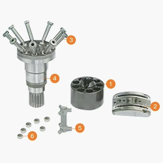 Запчасти для гидромотора Danfoss H1B110