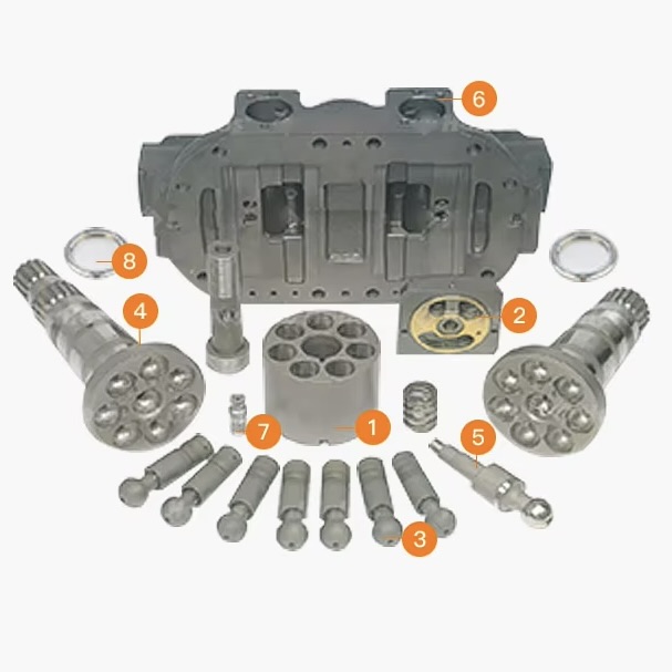 Запчасти для гидронасоса Komatsu HPV190